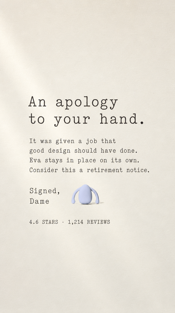 12. An apology to your hand